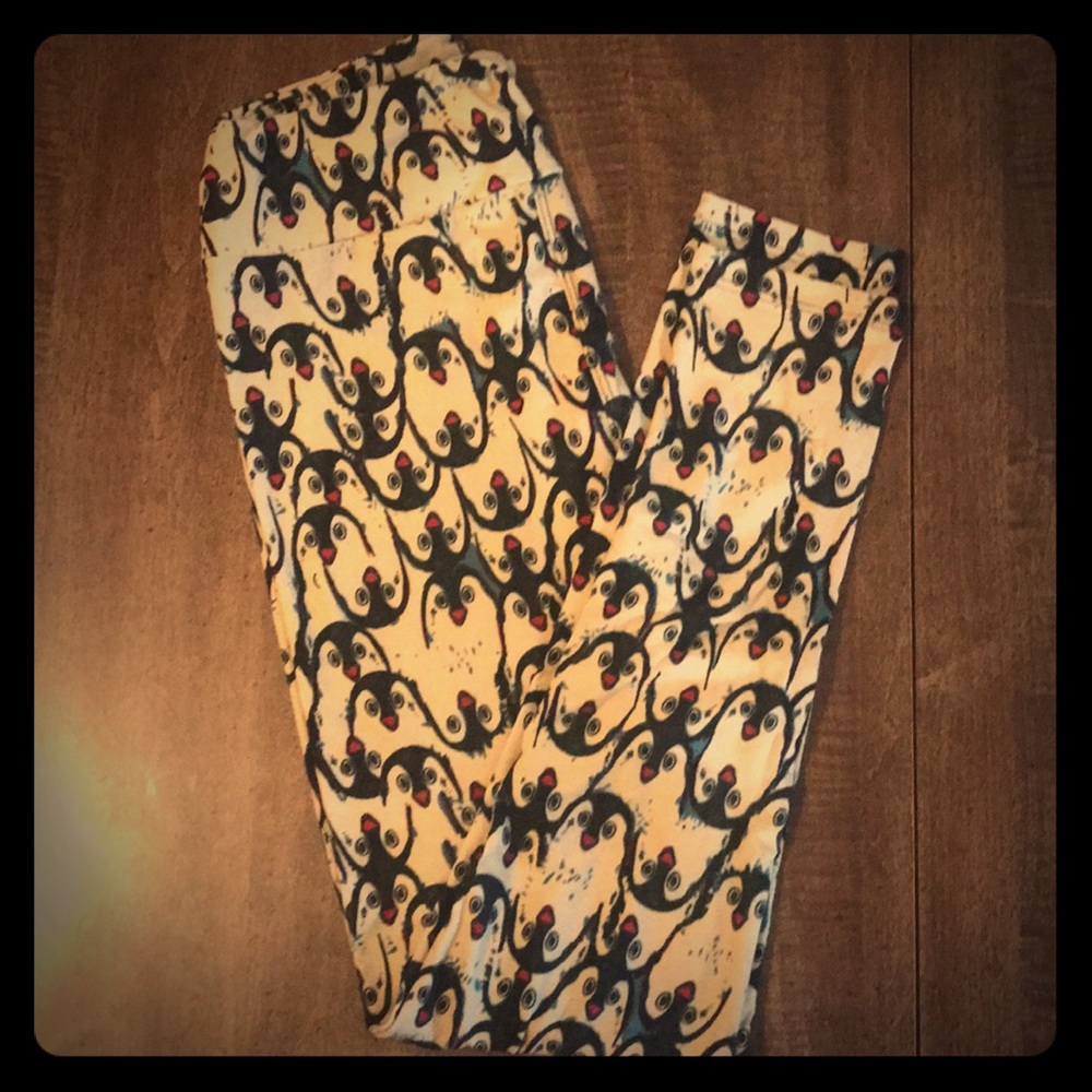 Penguin lularoe leggings OS